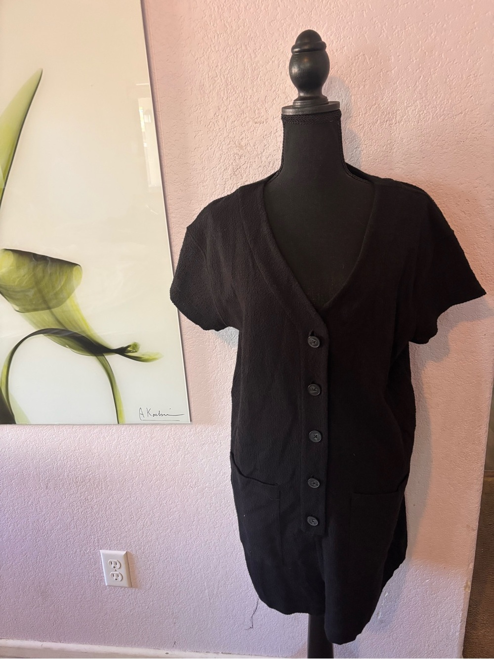 New Madewell button front ramper size large